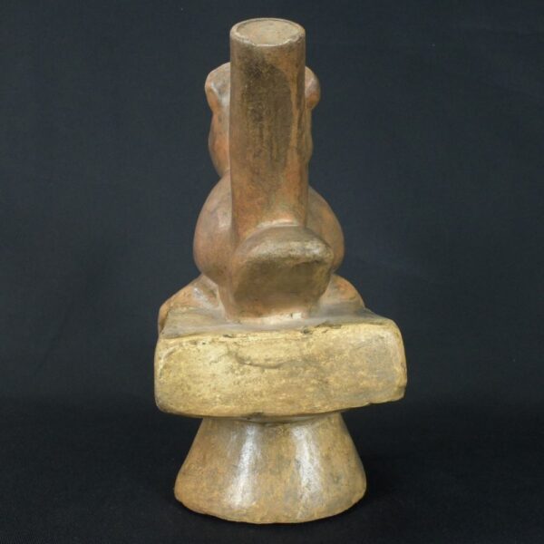 Pre-Columbian Moche Whistle with Ceremonial Design - Image 3