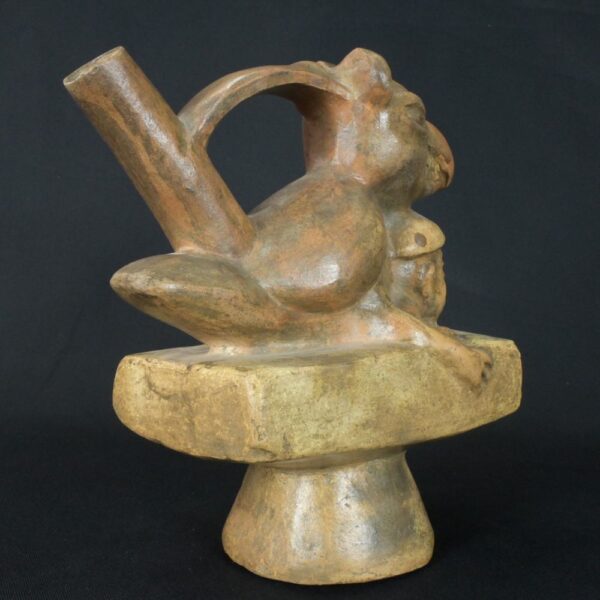 Pre-Columbian Moche Whistle with Ceremonial Design - Image 4