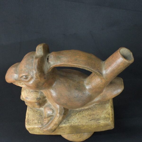 Pre-Columbian Moche Whistle with Ceremonial Design - Image 8