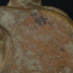 Pre-Columbian Moche Ceramic Mother and Child Bottle - Image 9