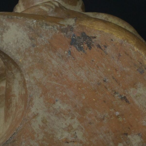 Pre-Columbian Moche Ceramic Mother and Child Bottle - Image 9