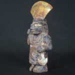 Pre-Columbian Moche Sodalite Warrior Priest Sculpture - Image 2