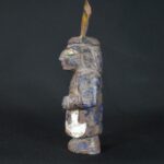 Pre-Columbian Moche Sodalite Warrior Priest Sculpture - Image 3