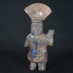 Pre-Columbian Moche Sodalite Warrior Priest Sculpture - Image 4