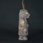 Pre-Columbian Moche Sodalite Warrior Priest Sculpture - Image 6