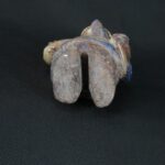 Pre-Columbian Moche Sodalite Warrior Priest Sculpture - Image 9