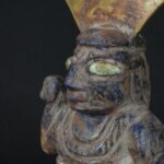 Pre-Columbian Moche Sodalite Warrior Priest Sculpture - Image 10