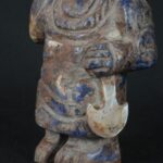 Pre-Columbian Moche Sodalite Warrior Priest Sculpture - Image 11