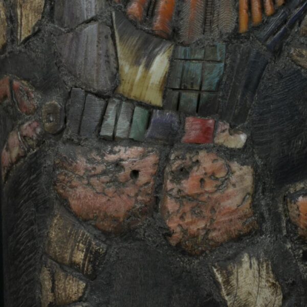 Pre-Columbian Moche Wooden Ritual Vessel with Inlays - Image 14