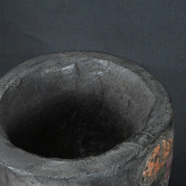 Pre-Columbian Moche Wooden Ritual Vessel with Inlays - Image 19