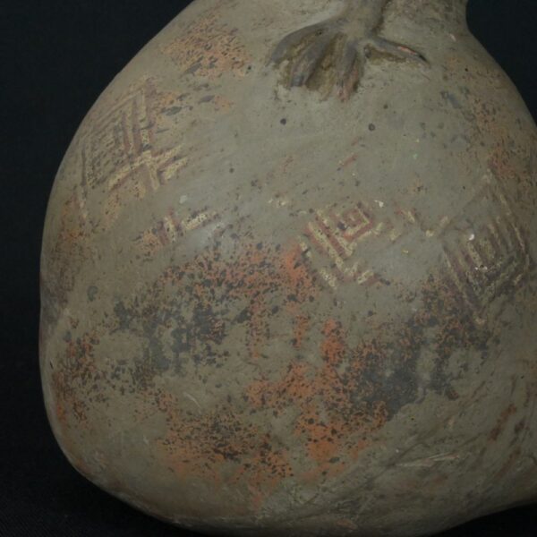 Pre-Columbian Inca Water Whistle with Parrot Design - Image 11