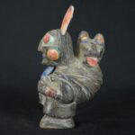 Pre-Columbian Moche Priestess Figurine with Inlays