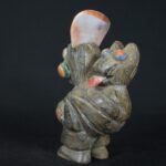 Pre-Columbian Moche Priestess Figurine with Inlays - Image 2