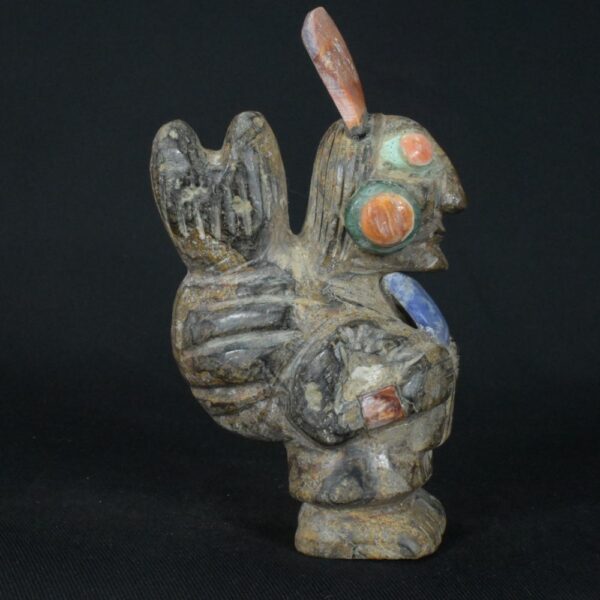 Pre-Columbian Moche Priestess Figurine with Inlays - Image 5