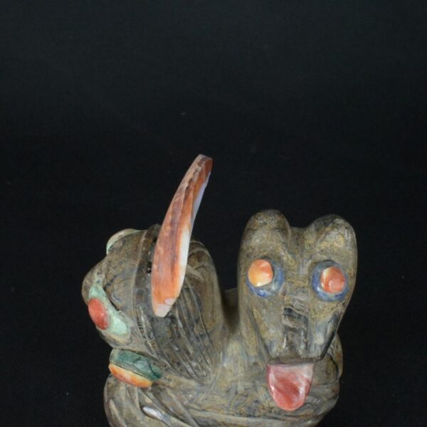 Pre-Columbian Moche Priestess Figurine with Inlays - Image 8