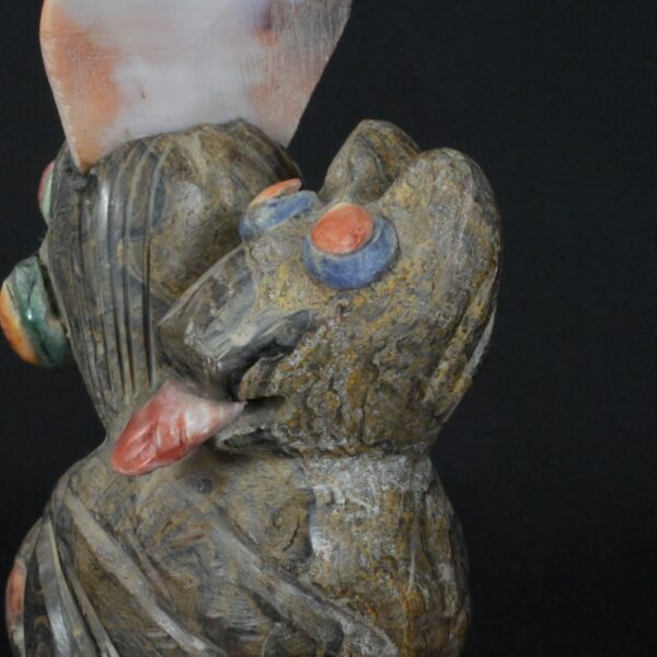 Pre-Columbian Moche Priestess Figurine with Inlays - Image 11