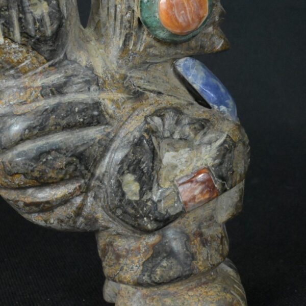 Pre-Columbian Moche Priestess Figurine with Inlays - Image 12