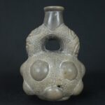 Pre-Columbian Chavin Ceramic Ritual Bottle