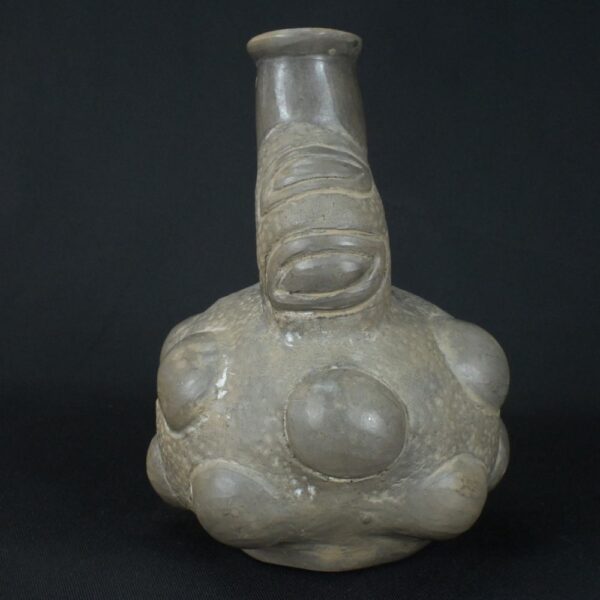 Pre-Columbian Chavin Ceramic Ritual Bottle - Image 3