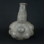 Pre-Columbian Chavin Ceramic Ritual Bottle - Image 7