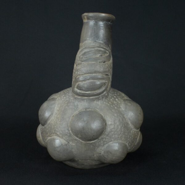 Pre-Columbian Chavin Ceramic Ritual Bottle - Image 7