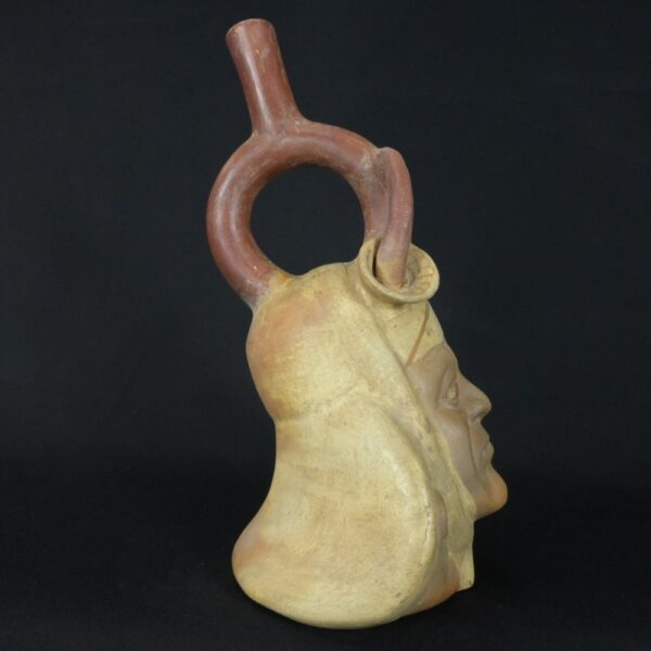 Pre-Columbian Moche Portrait Vessel - Image 6