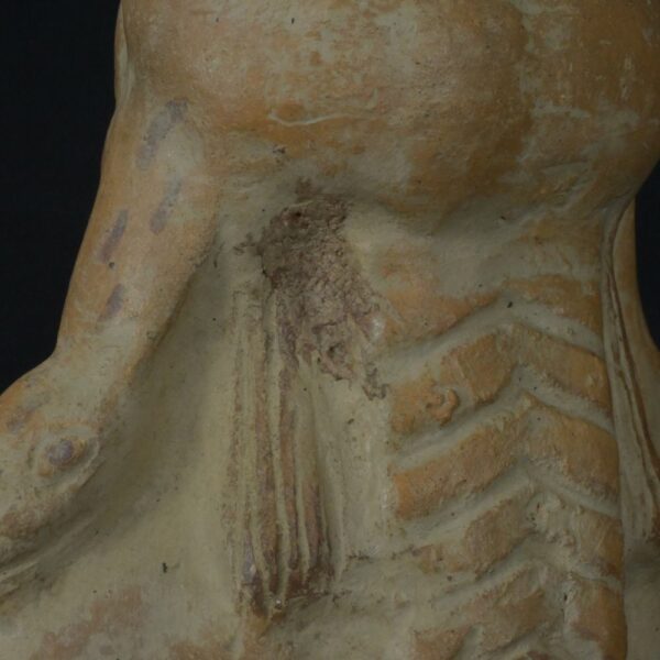 Pre-Columbian Moche Warrior Ceramic Figurine - Image 14