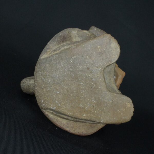 Pre-Columbian Moche Warrior Ceramic Bottle - Image 10