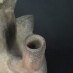 Pre-Columbian Moche Warrior Ceramic Bottle - Image 15