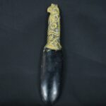 Pre-Columbian Moche Obsidian Ritual Knife with Condor Motif