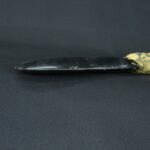 Pre-Columbian Moche Obsidian Ritual Knife with Condor Motif - Image 7