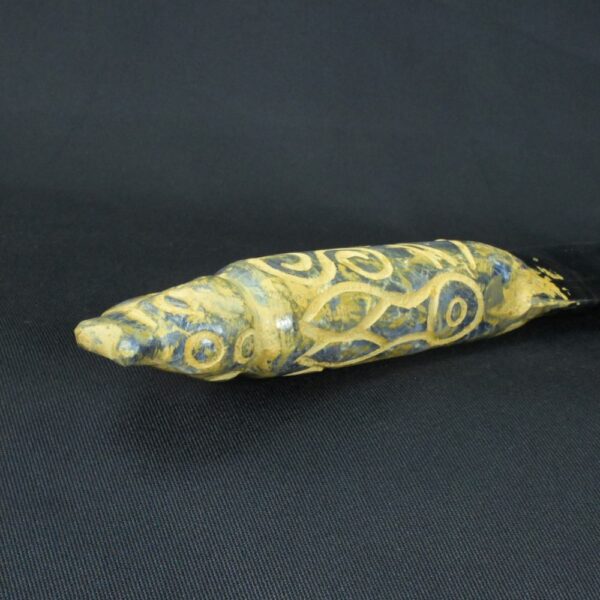 Pre-Columbian Moche Obsidian Ritual Knife with Condor Motif - Image 9