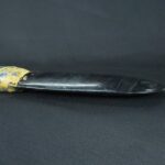Pre-Columbian Moche Obsidian Ritual Knife with Condor Motif - Image 10