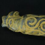 Pre-Columbian Moche Obsidian Ritual Knife with Condor Motif - Image 11