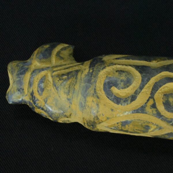 Pre-Columbian Moche Obsidian Ritual Knife with Condor Motif - Image 11