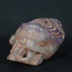 Pre-Columbian Moche Amethyst Double Skull Artifact