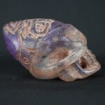Pre-Columbian Moche Amethyst Double Skull Artifact - Image 6