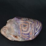 Pre-Columbian Moche Amethyst Double Skull Artifact - Image 9