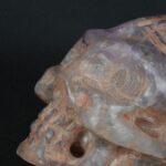 Pre-Columbian Moche Amethyst Double Skull Artifact - Image 11