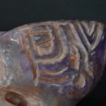 Pre-Columbian Moche Amethyst Double Skull Artifact - Image 12