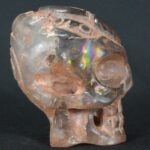 Pre-Columbian Moche Quartz Skull Sculpture - Imagen 5