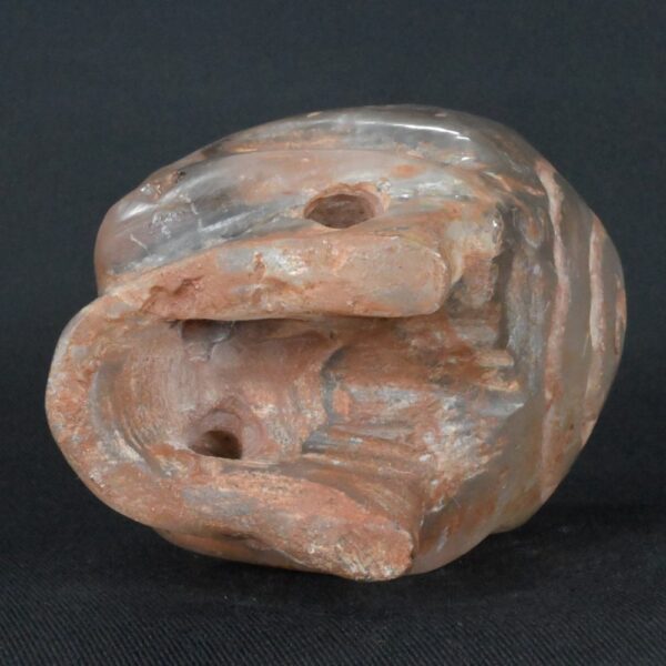 Pre-Columbian Moche Quartz Skull Sculpture - Image 10