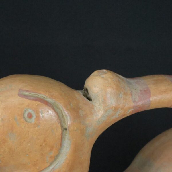 Pre-Columbian Moche Bird Whistling Vessel Artifact - Image 14