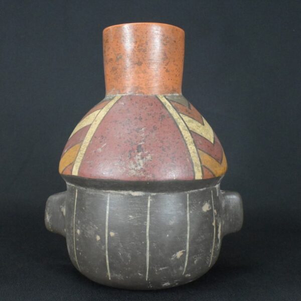 Pre-Columbian Paracas Ritual Ceramic Bottle - Image 5