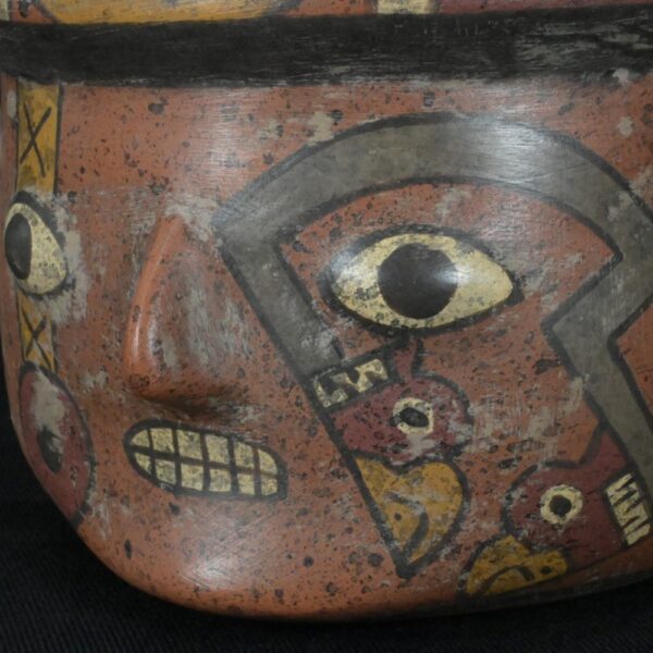 Pre-Columbian Paracas Ritual Ceramic Bottle - Image 12