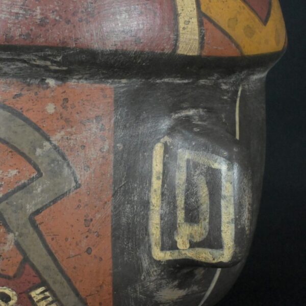 Pre-Columbian Paracas Ritual Ceramic Bottle - Image 14