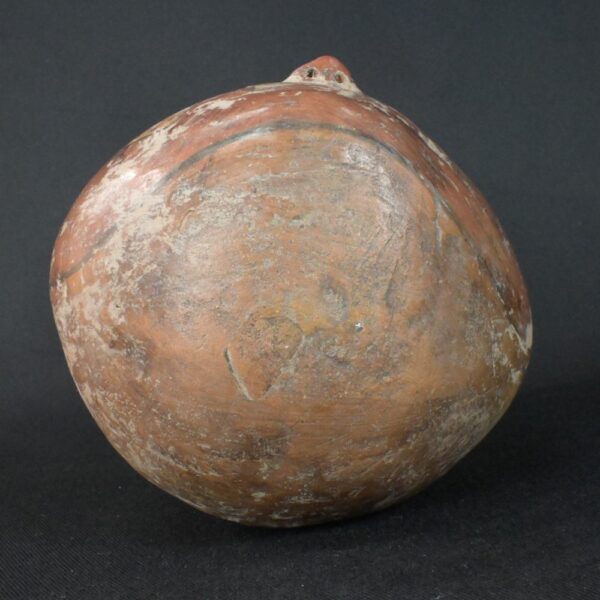 Pre-Columbian Nazca Ceremonial Vessel with Face Motif - Image 6