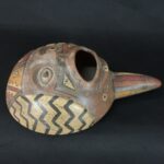 Pre-Columbian Nazca Ceramic Ritual Container - Imagen 11