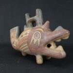 Pre-Columbian Nazca Ceramic Ritual Bottle - Imagen 6