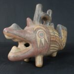 Pre-Columbian Nazca Ceramic Ritual Bottle - Imagen 8